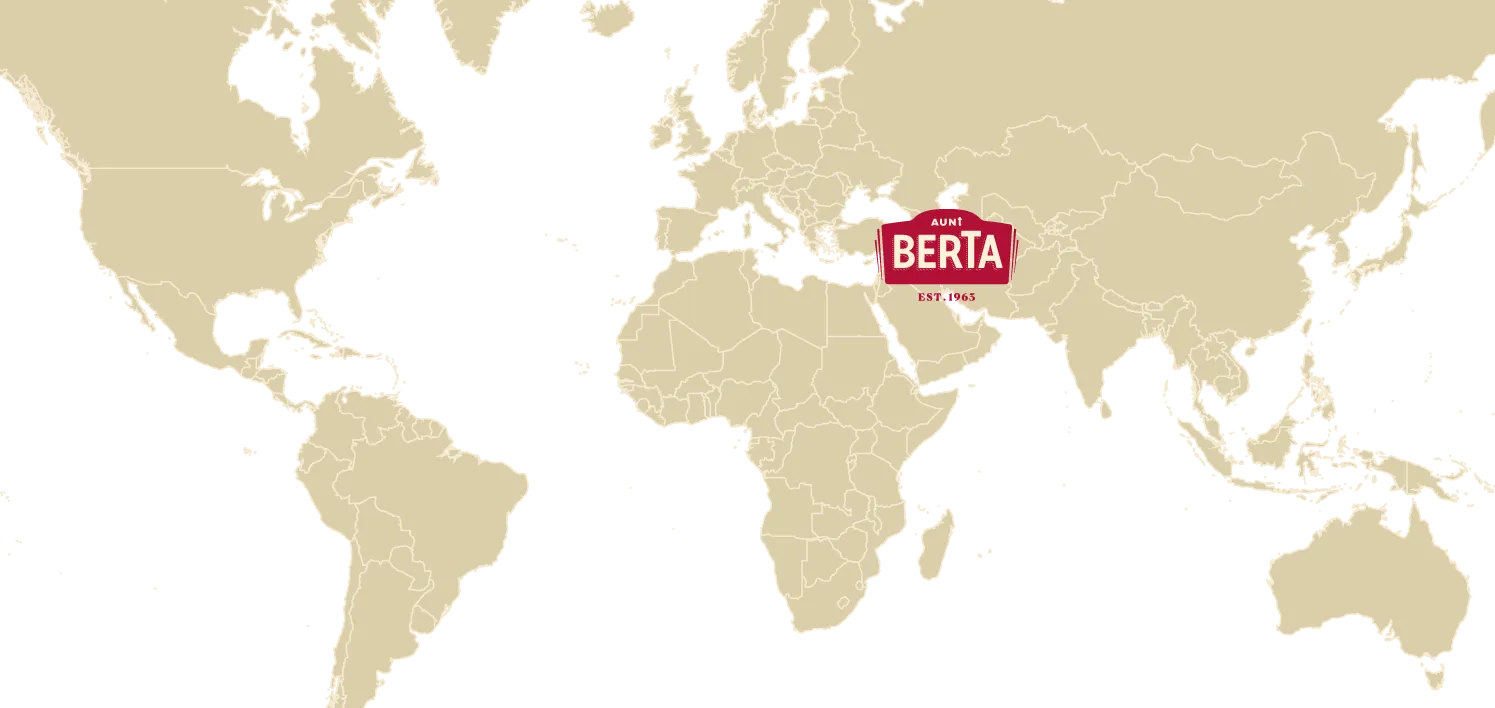Aunt Berta Has Won International Acclaim As The Producer Of Natural Mediterranean Foods, Supplying To Countries All Over The World