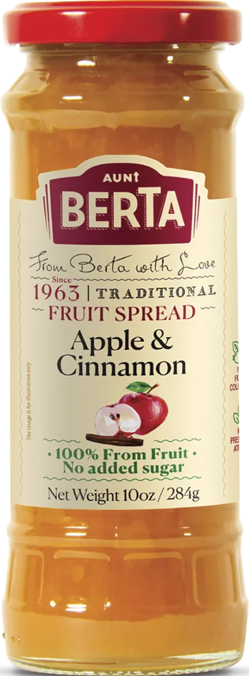 Apple & Cinnamon fruit spread, 10oz / 284g