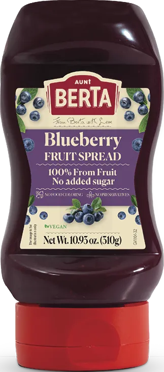 Blueberry fruit spread, 10.93oz / 310g