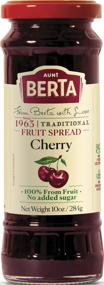 Cherry fruit spread, 10oz / 284g