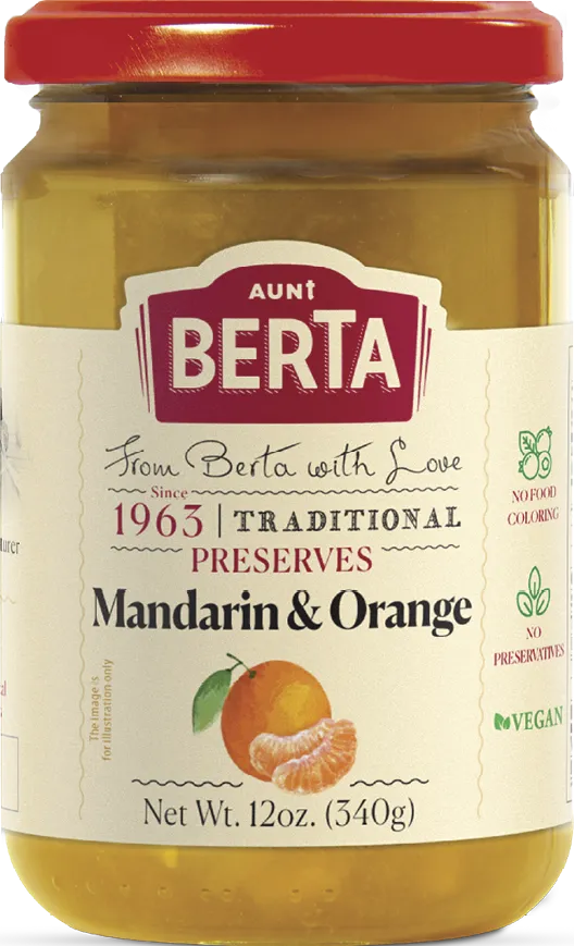 Mandarin Orange Marmalade, 12oz / 340g
