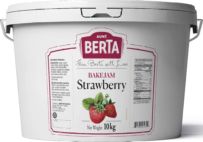 Strawberry Flavored Jam, 10 Kg