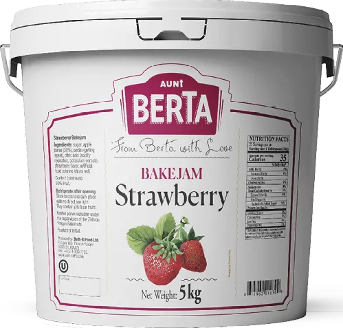 Strawberry Flavored Jam, 5 Kg
