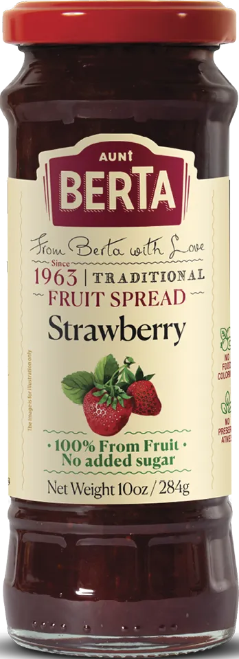 Strawberry fruit spread, 10oz / 284g