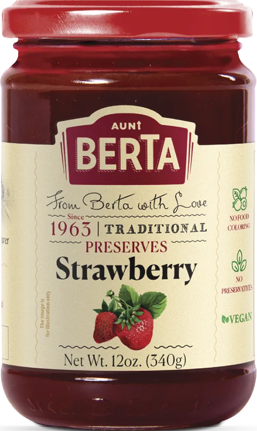 Strawberry Preserves, 12oz / 340g